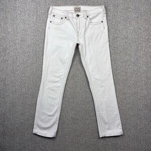 Angel Jeans White Skinny Slim Fit Stretch Denim Pants women's Sz 9 Hong Kong